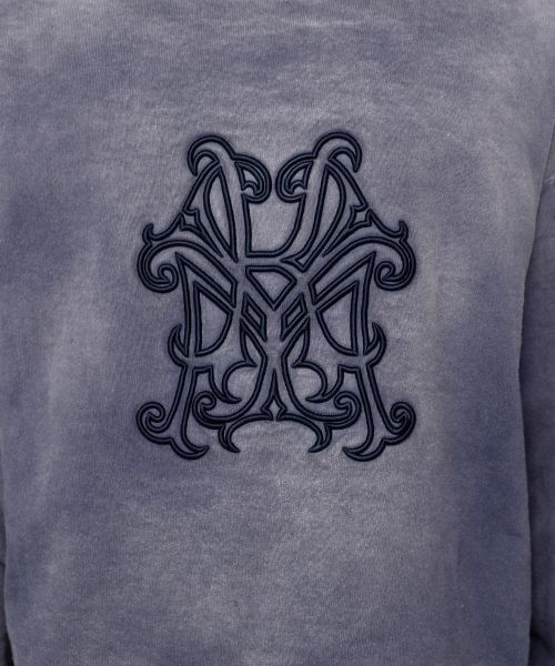 Logo Embroidered Bleach Sweatshirt