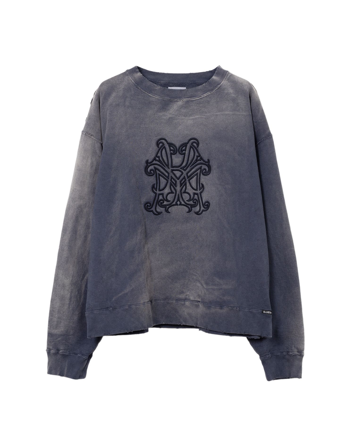 Logo Embroidered Bleach Sweatshirt
