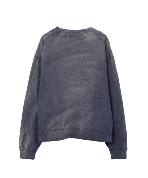 Logo Embroidered Bleach Sweatshirt