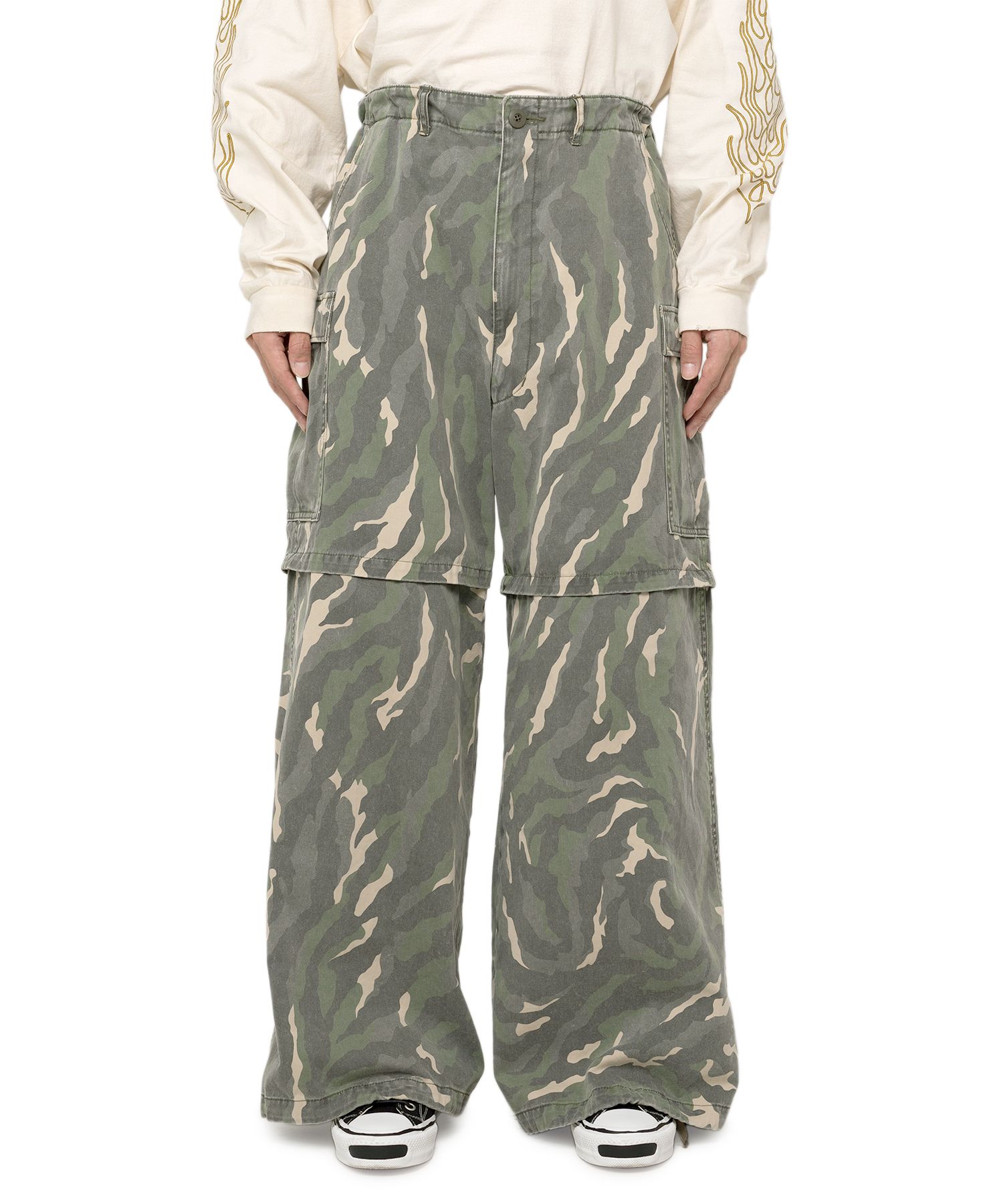 Camouflage Wide Pants