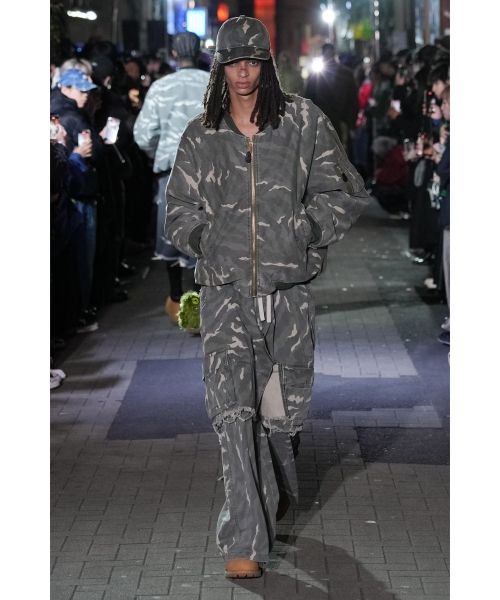 Camouflage Wide Pants