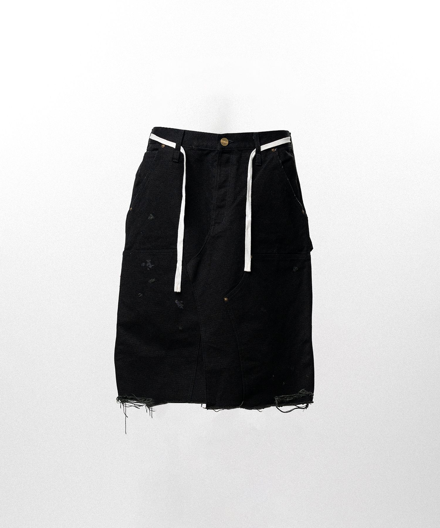 BORO Duck Wrap Skirt