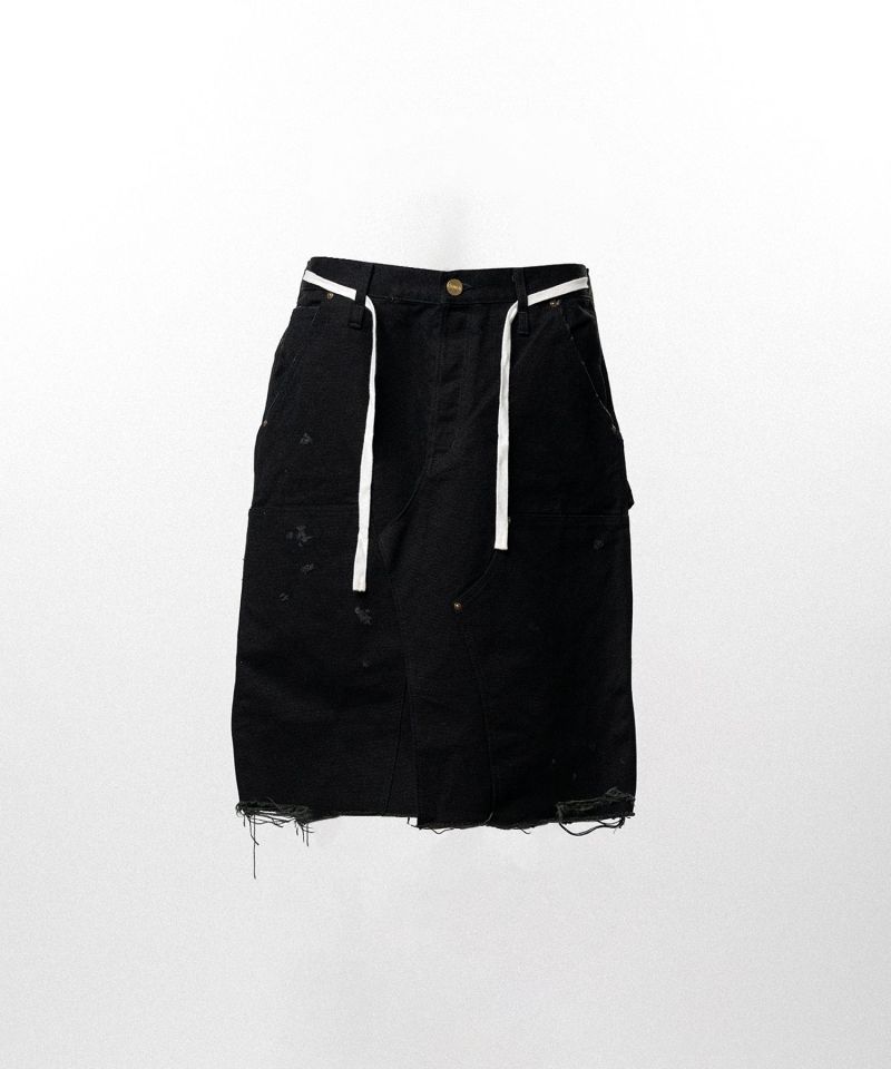 BORO Duck Wrap Skirt