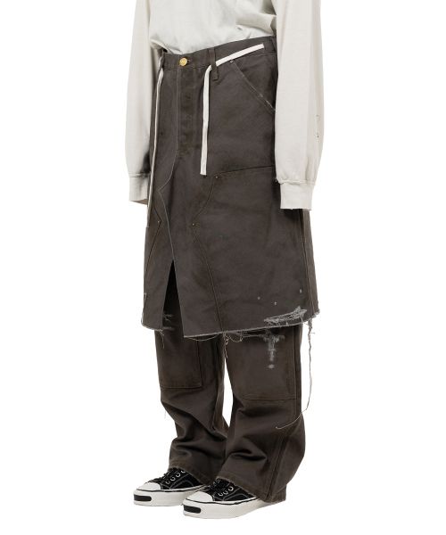 BORO Duck Wrap Skirt