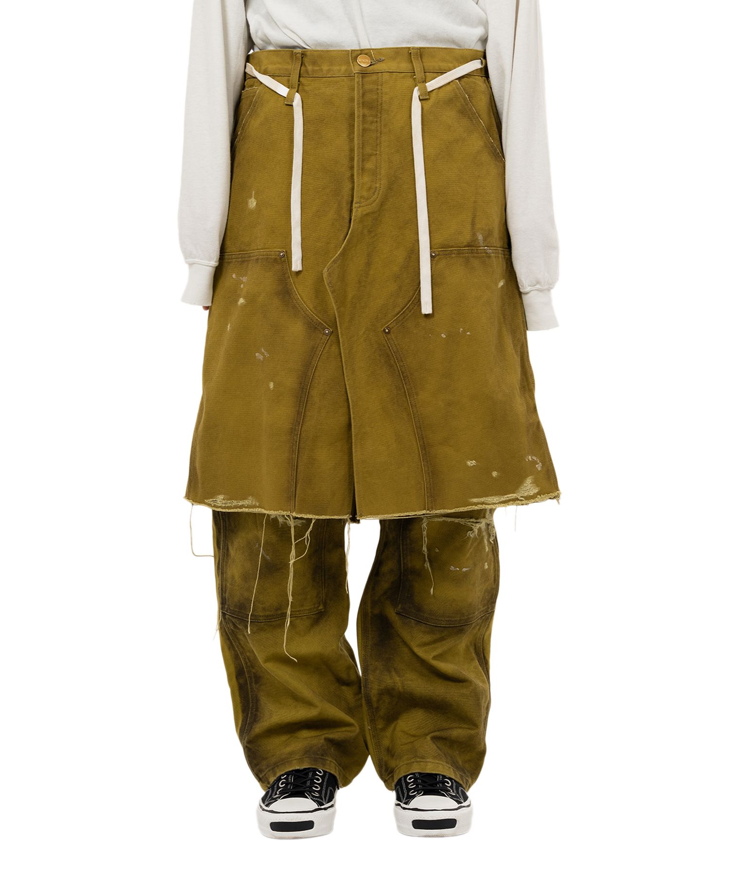 BORO Duck Wrap Skirt