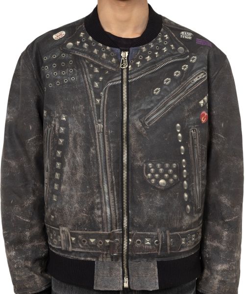 Trompe L’oeil Print Jacket