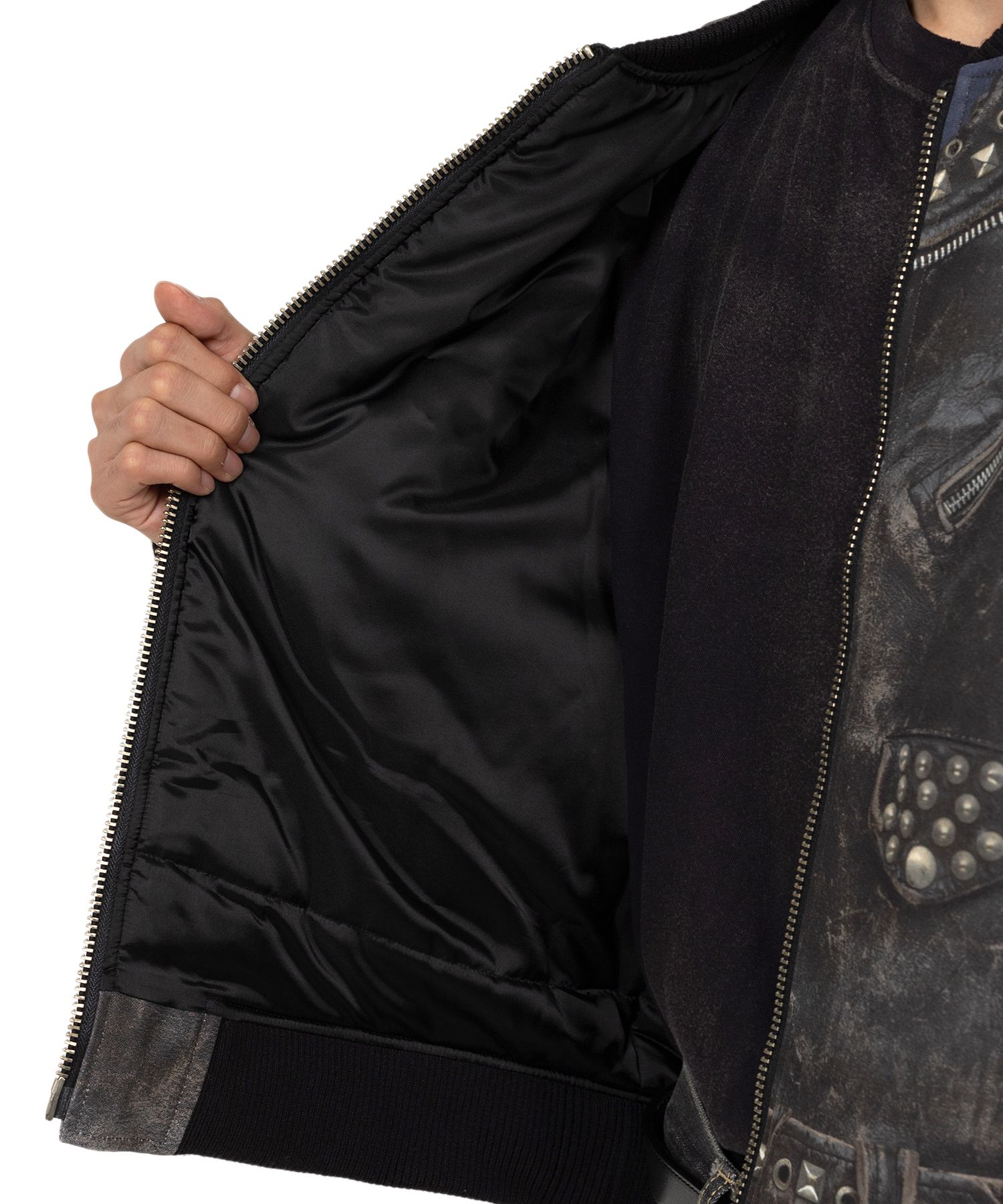 Trompe L’oeil Print Jacket