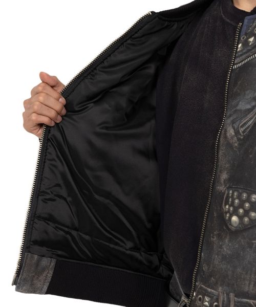 Trompe L’oeil Print Jacket