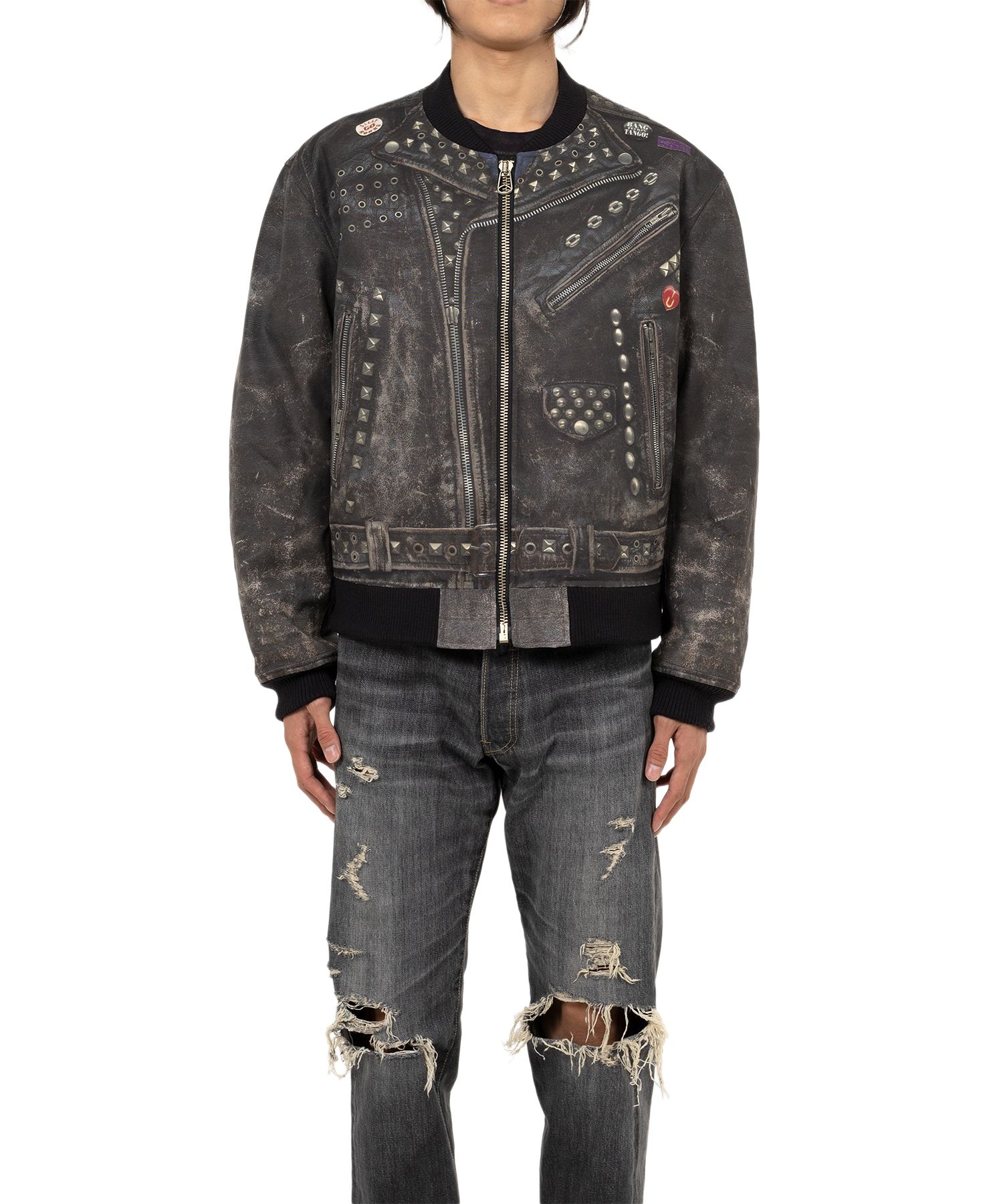 Trompe L’oeil Print Jacket