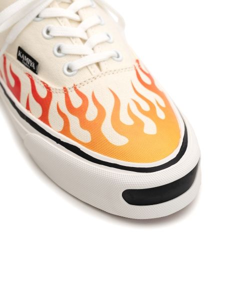 "Herc"Fire Pattern Vulcanized Sneaker