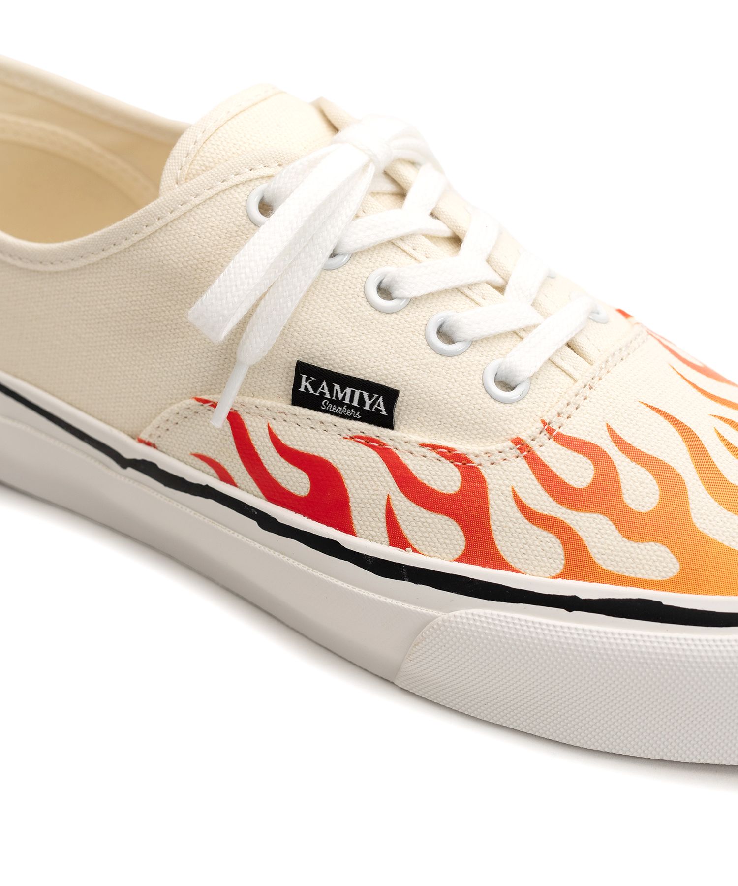 "Herc"Fire Pattern Vulcanized Sneaker