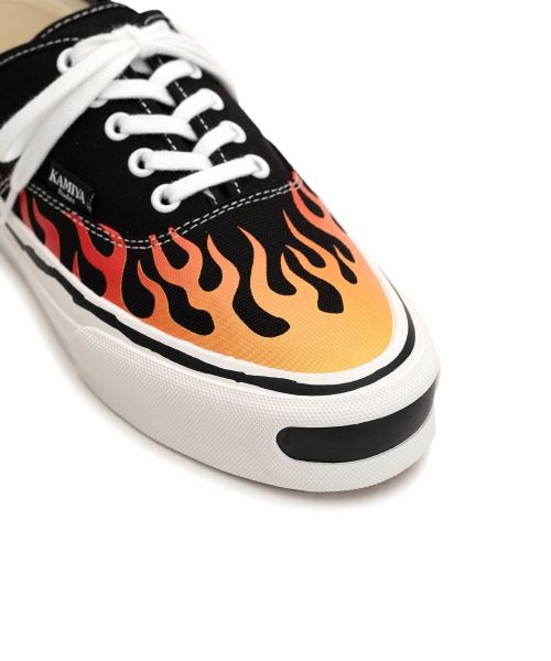 "Herc"Fire Pattern Vulcanized Sneaker