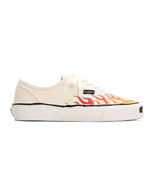 "Herc"Fire Pattern Vulcanized Sneaker