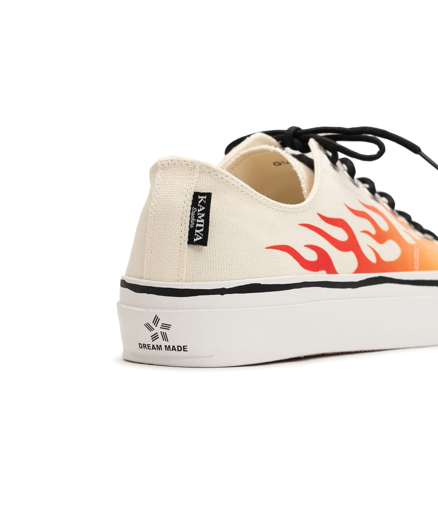 "Joey"Fire Pattern Vulcanized Sneaker