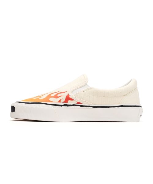 "Cornell"Fire Pattern Vulcanized Slip on Sneaker