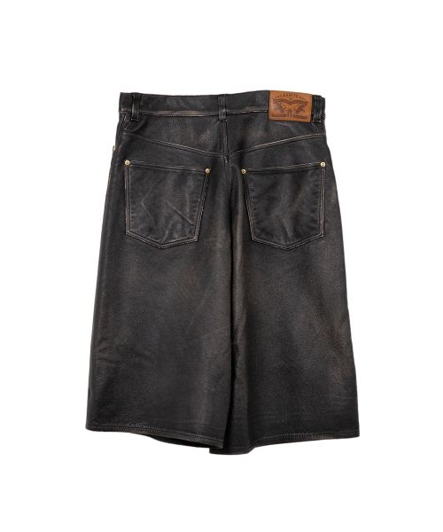 Leather Bermuda Pants