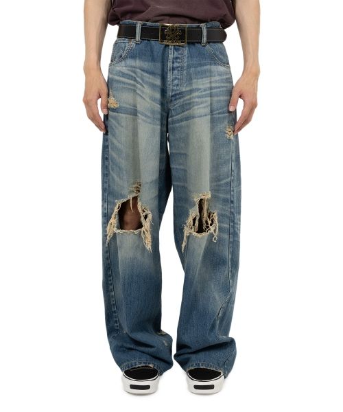 Denim Wide Pants