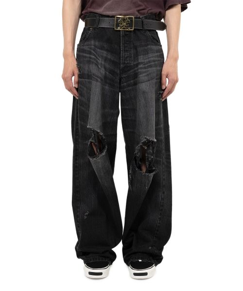 Denim Wide Pants