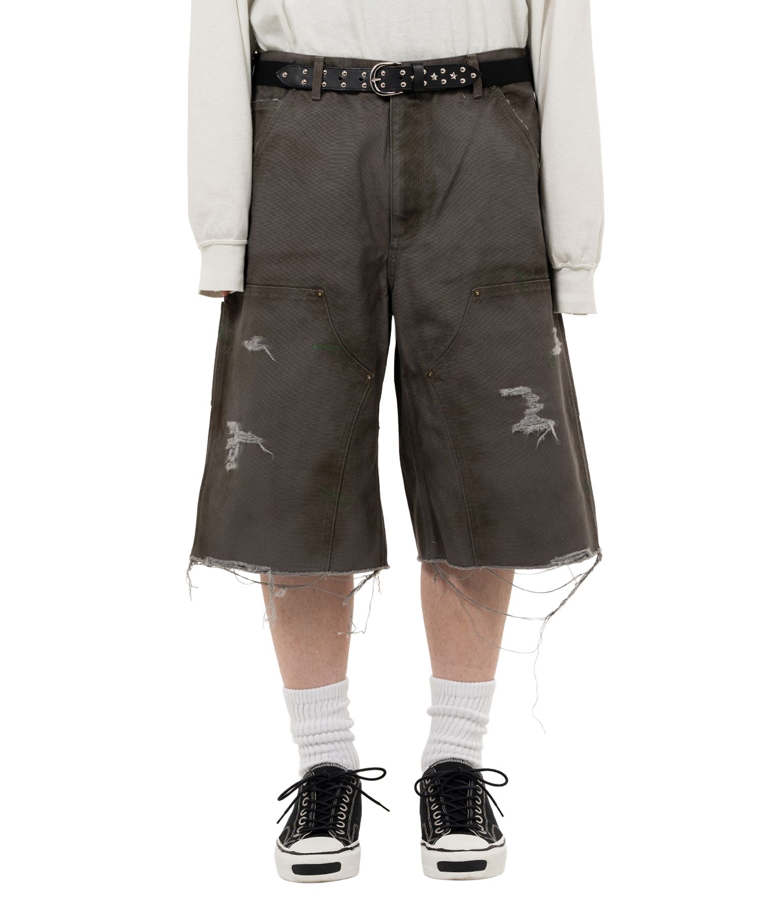 BORO Duck Painter Bermuda Pants