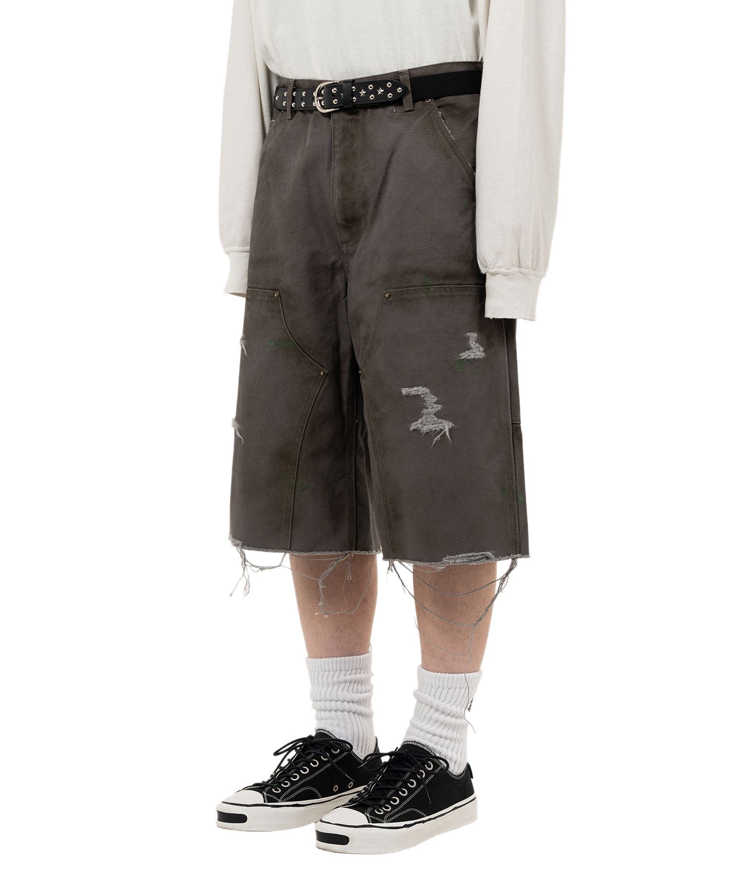 BORO Duck Painter Bermuda Pants
