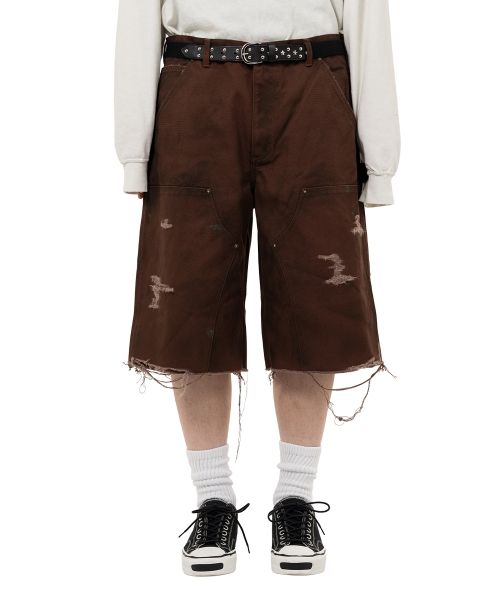 BORO Duck Painter Bermuda Pants