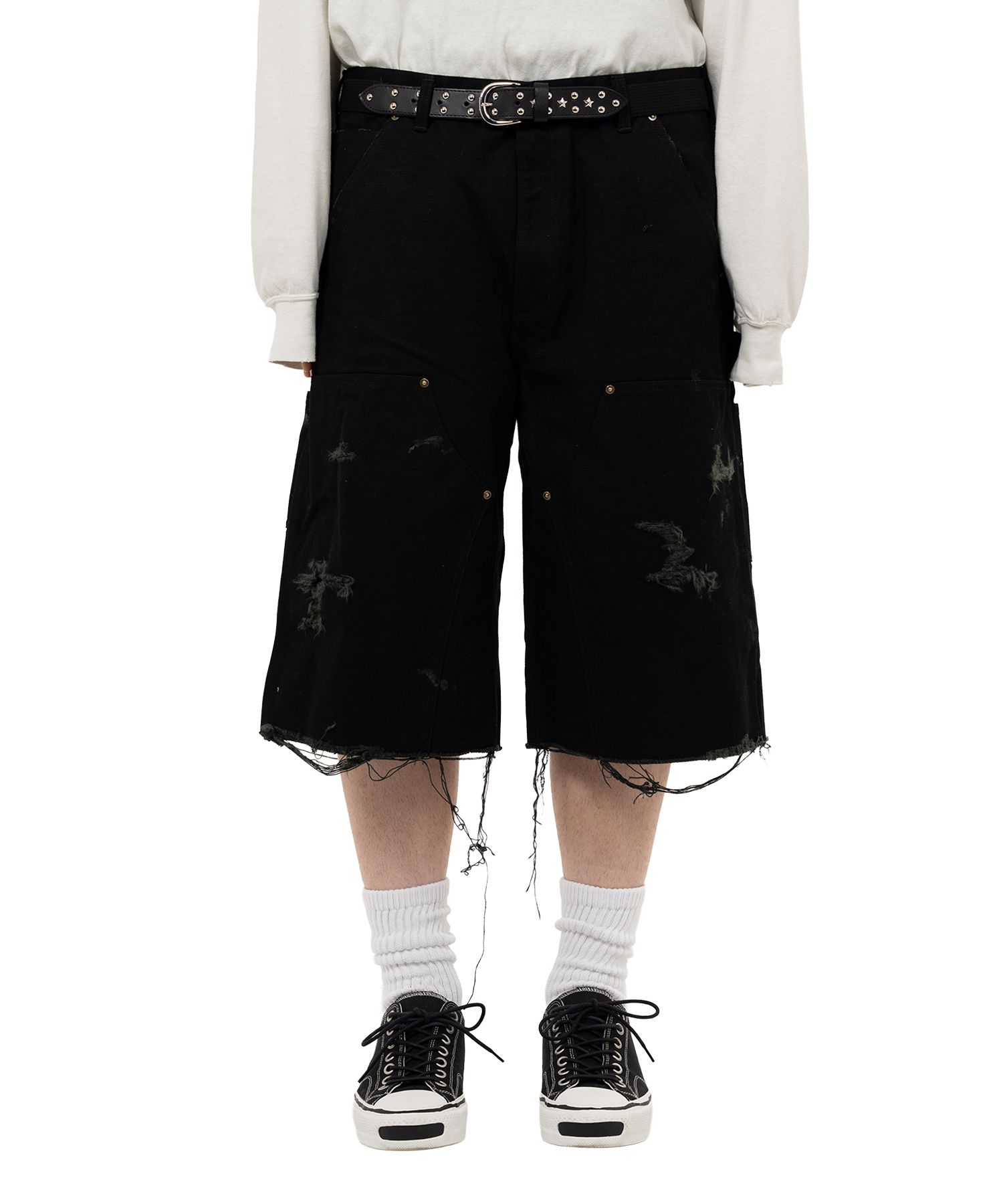 BORO Duck Painter Bermuda Pants