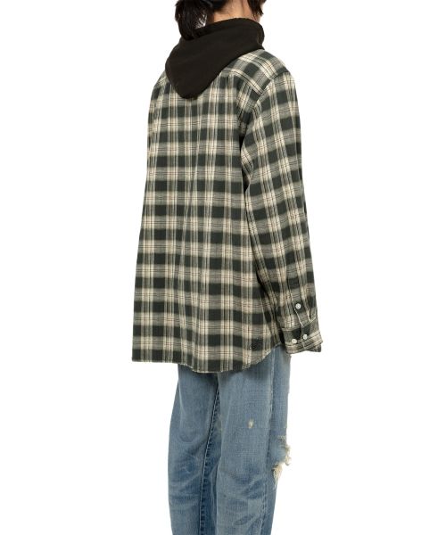 Hooded Check Shirt