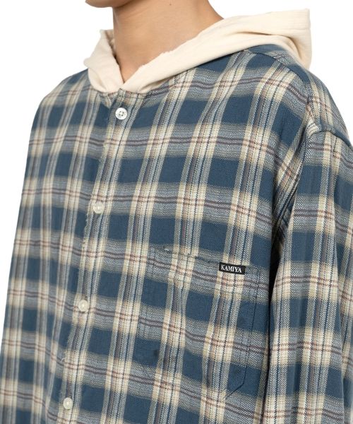 Hooded Check Shirt