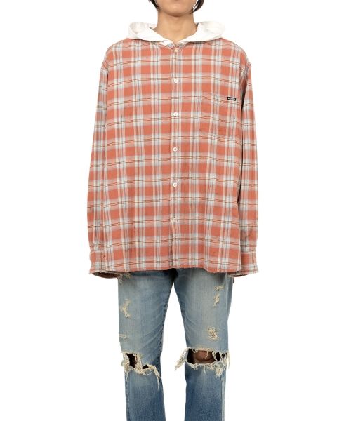 Hooded Check Shirt
