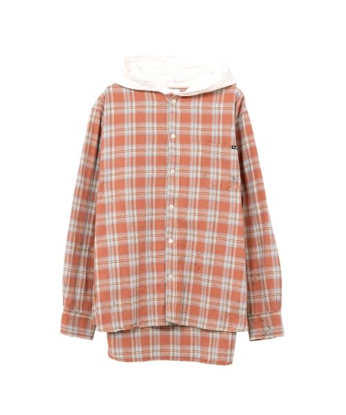 Hooded Check Shirt
