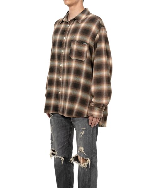 Bleached Check Shirt
