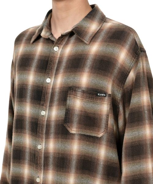 Bleached Check Shirt