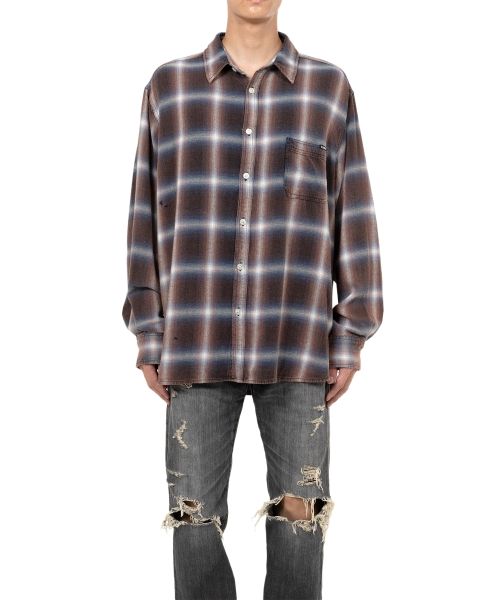 Bleached Check Shirt