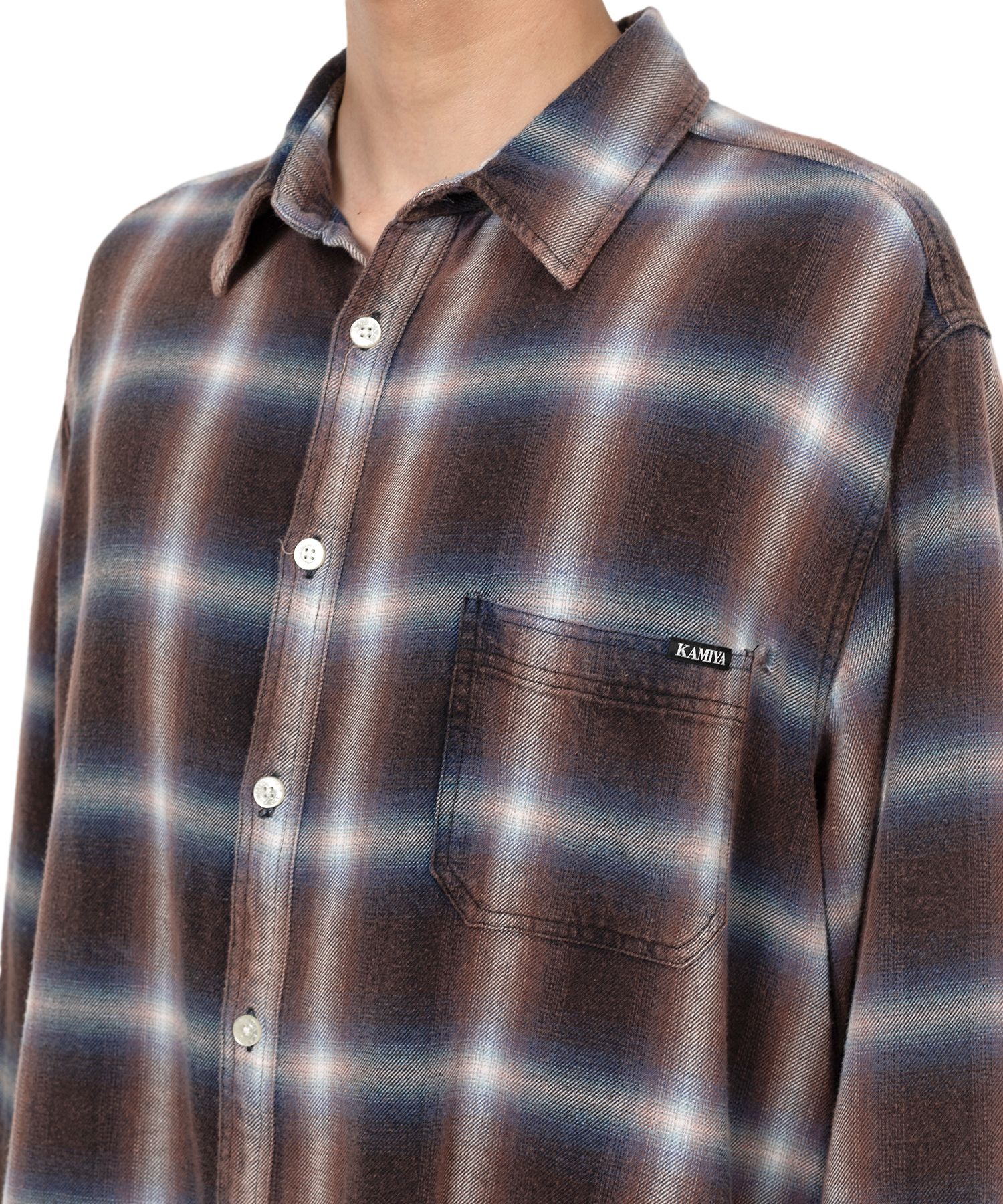 Bleached Check Shirt