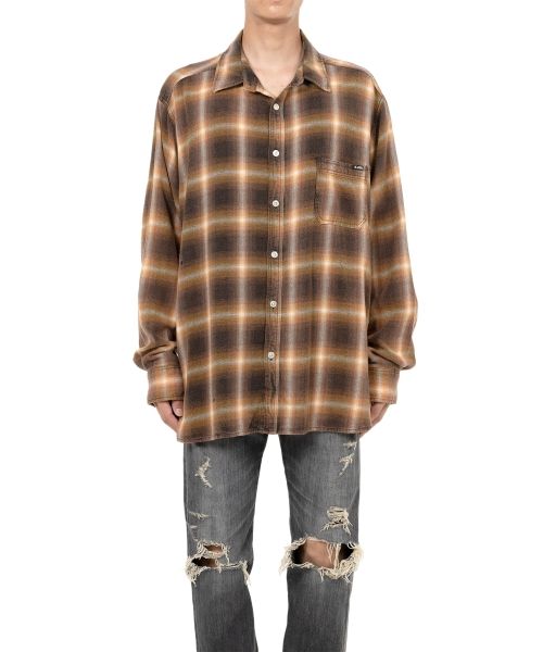 Bleached Check Shirt
