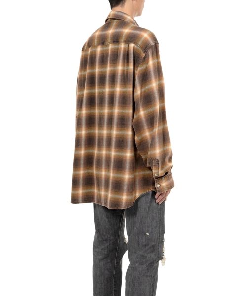 Bleached Check Shirt