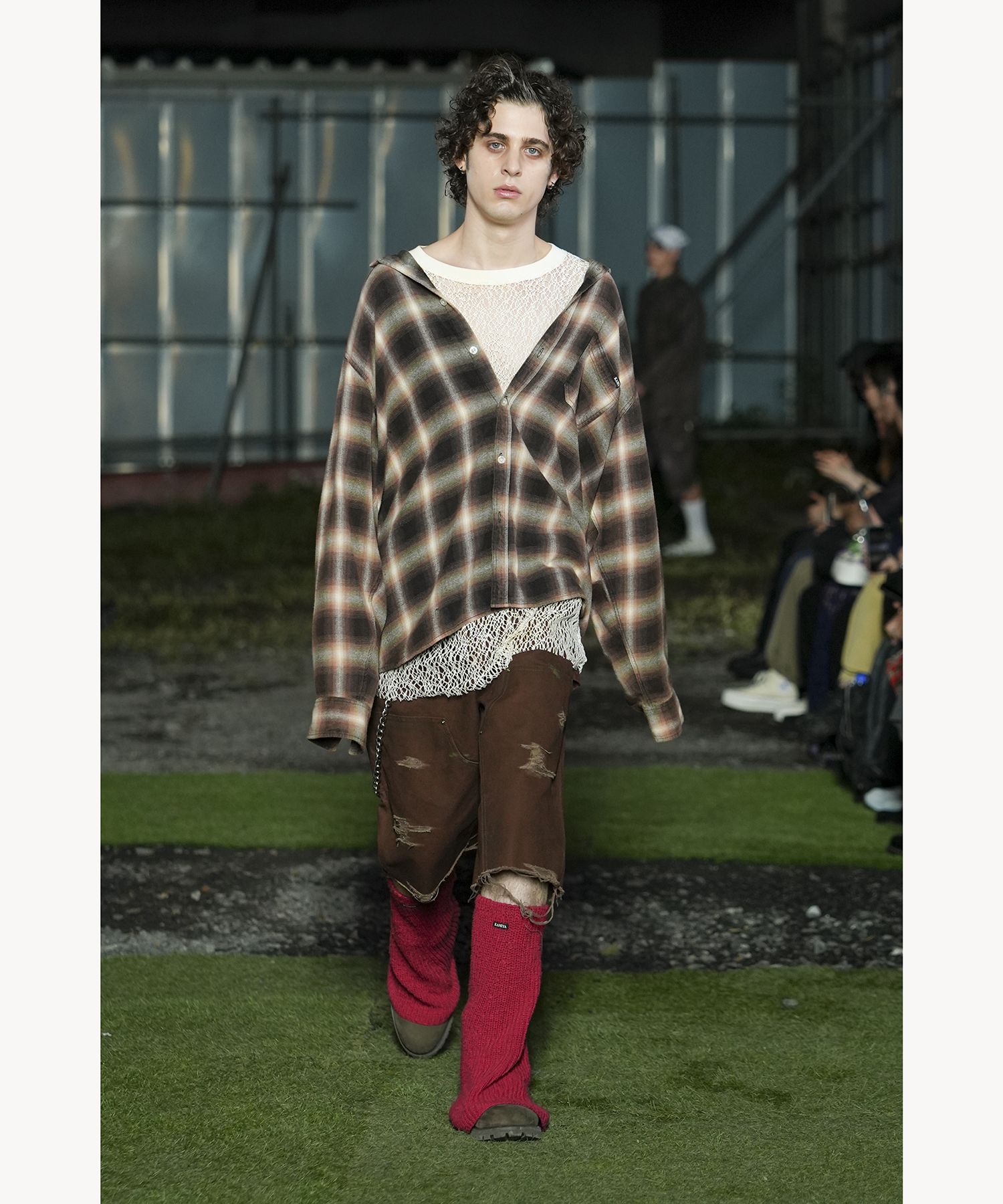 Bleached Check Shirt