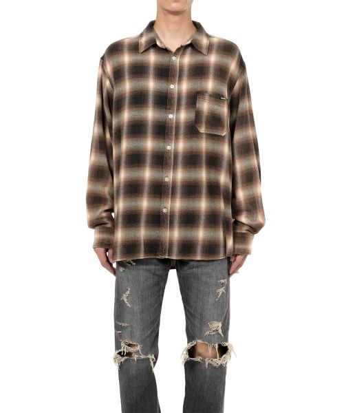 Bleached Check Shirt