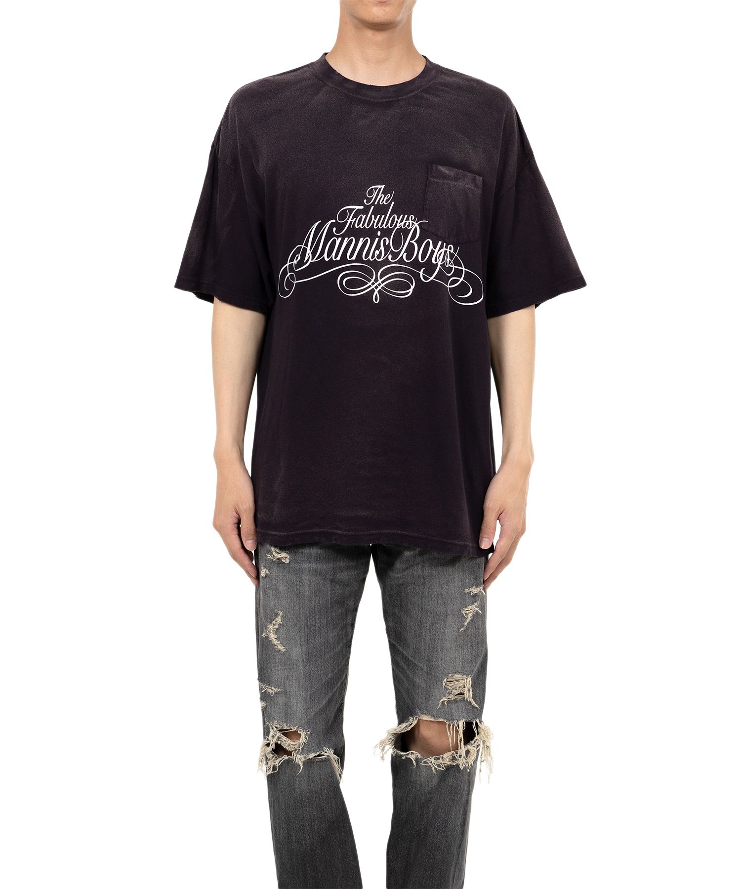 すぐ届く! [メゾンミハラヤスヒロ] FREEDOM Distressed T-shirt Maison MIHARA YASUHIRO ONLINE STORE（ミハラヤスヒロ