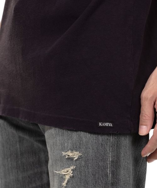 “KMY-WOLF” Distressed T-shirt