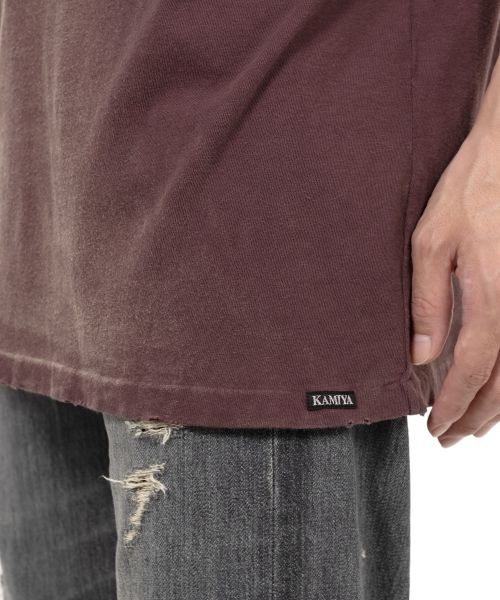 “KMY-WOLF” Distressed T-shirt