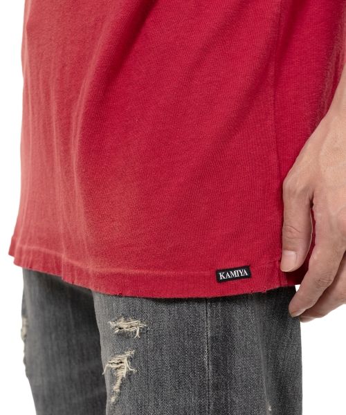 “KMY-WOLF” Distressed T-shirt