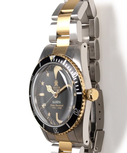 "VAGUE WATCH CO. X KAMIYA"  Diver's Watch Combination