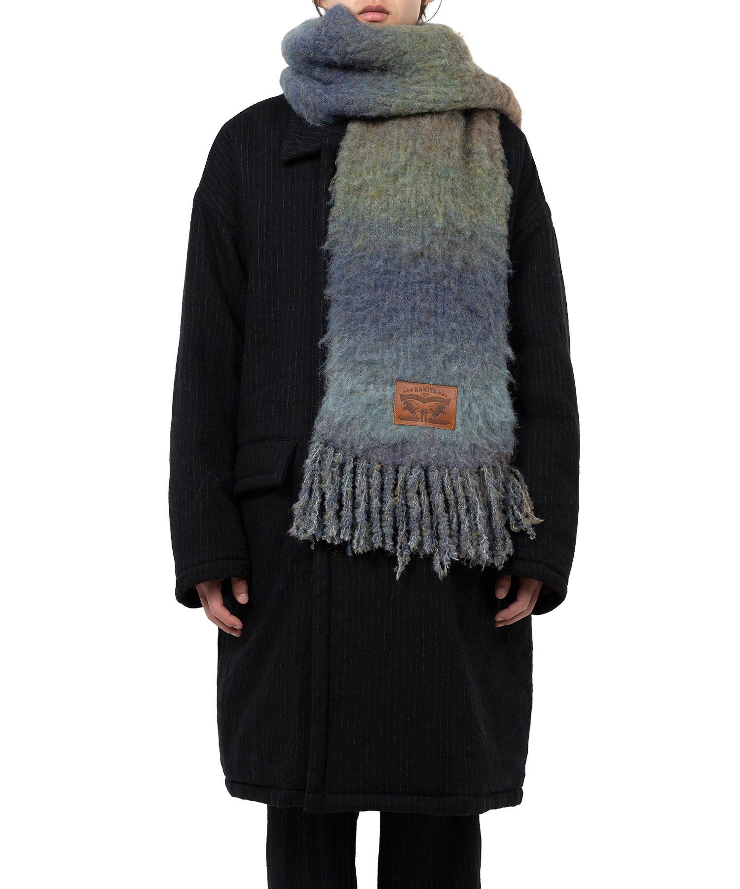 小物 KAMIYA Distressed Knit Muffler 小物 KAMIYA Distressed Knit Muffler KAMIYA Distressed Knit