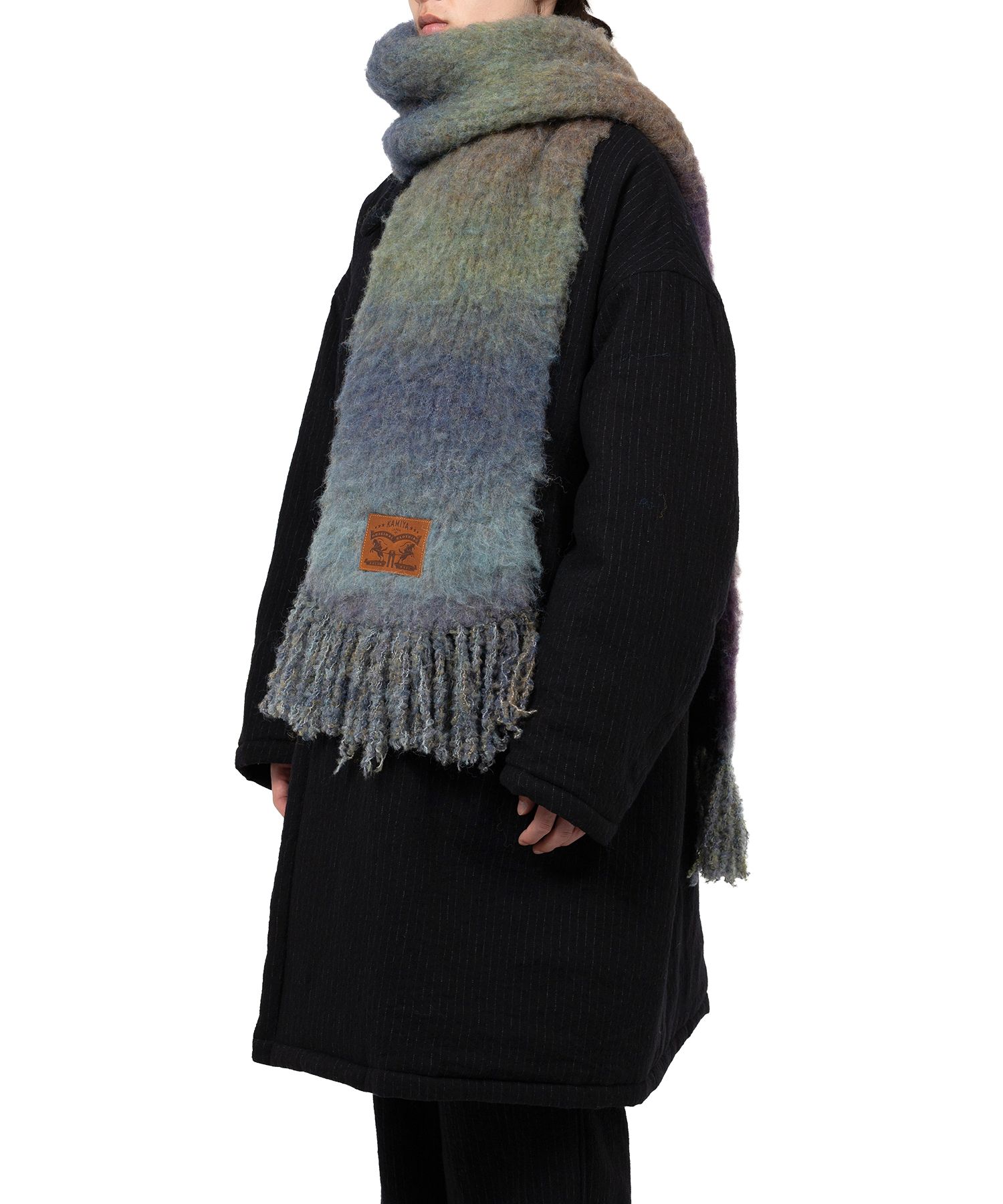 mahogany mink muffler／ 自然色 ／GAKE 日本製❣️ Maison MIHARA YASUHIRO ONLINE STORE（メゾンミハラヤスヒロ
