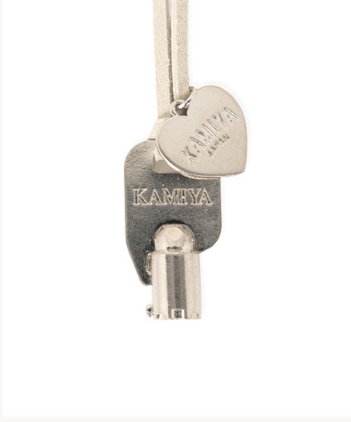 Key Charm Leather Necklace