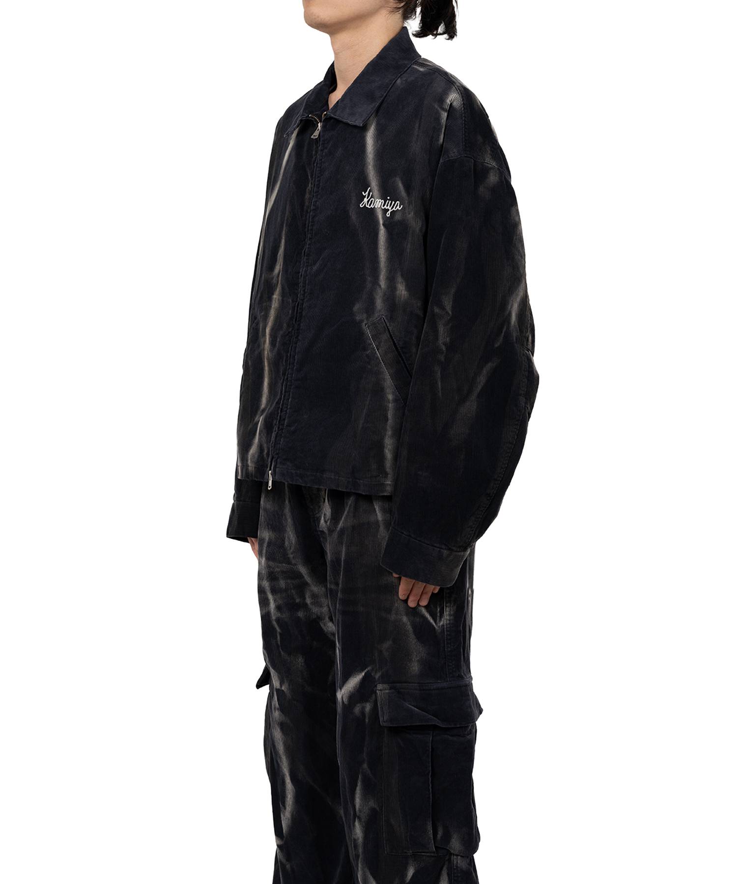 Sun Faded Like Corduroy Work Jacket