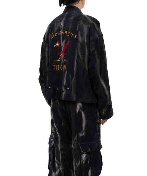 Sun Faded Like Corduroy Work Jacket