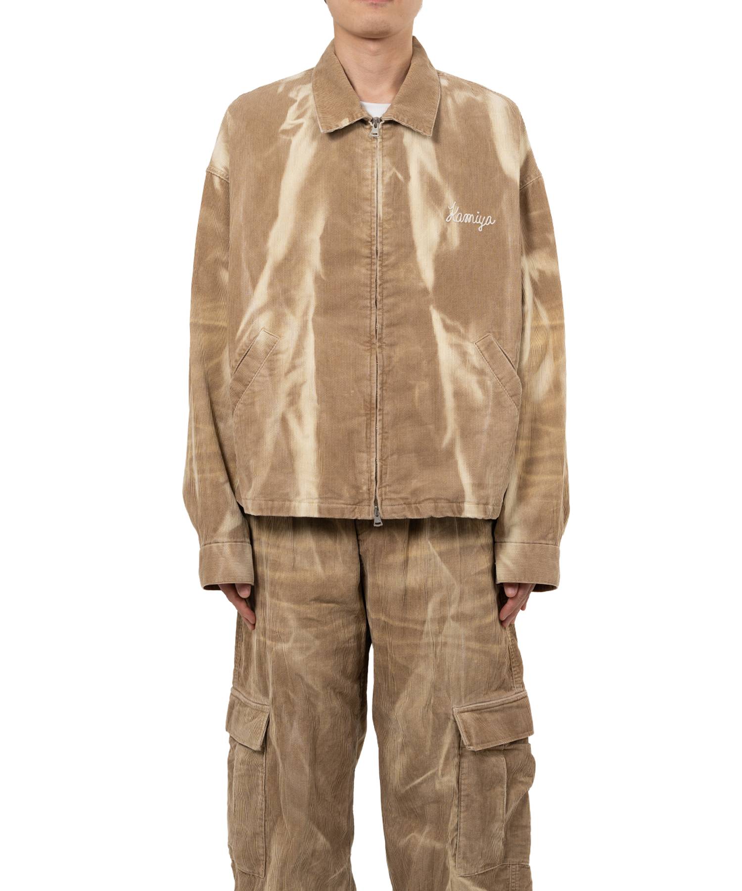 Sun Faded Like Corduroy Work Jacket