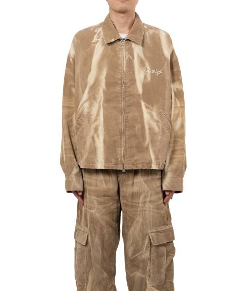 Sun Faded Like Corduroy Work Jacket